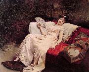 unknow artist, Reclining Lady